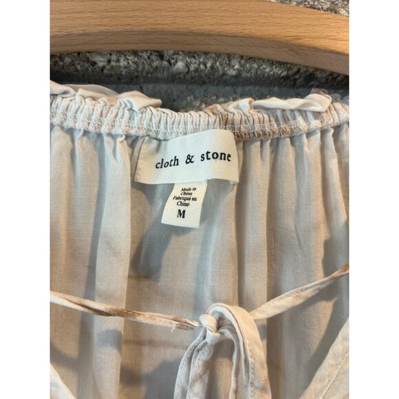 Cloth & Stone Tie-Dye Short Sleeve Top M - Picture 4 of 8